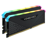 Corsair Vengeance RGB RS 32GB (2x16GB) DDR4 3600MHz C18 18-22-22-42 Black Heatspreader Desktop Gaming Memory - Image 1