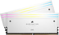Corsair Dominator Titanium RGB 64GB (2x32GB) DDR5 DRAM 6000MT/s CL30 Intel XMP Memory Kit — White - Image 1