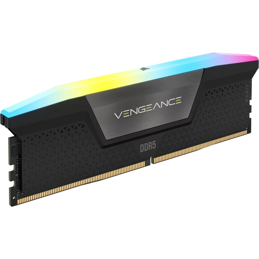 Corsair VENGEANCE® RGB 64GB (2x32GB) DDR5 DRAM Up To 6000MT/s CL38 Memory Kit — Black - Image 3