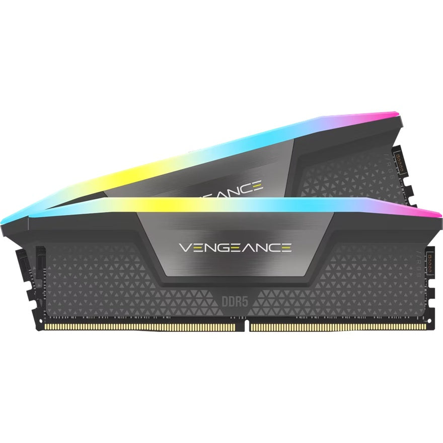 Corsair Vengeance RGB 64GB (2x32GB) DDR5 DRAM Up To 5600MT/s CL40 Memory Kit — GREY - Image 5