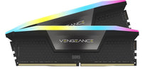 Corsair Vengeance RGB 32GB (2x16GB) DDR5 UDIMM 6000MHz C36 1.4V Desktop Gaming Memory Black Mac - Image 1