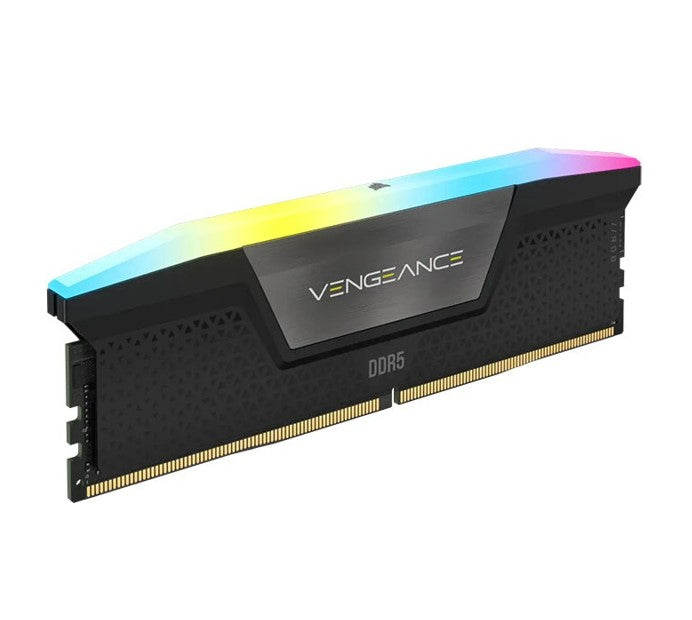 Corsair Vengeance RGB 64GB (2x32GB) DDR5 UDIMM 6000MHz C40 1.35V Desktop Gaming Memory Black - Image 3