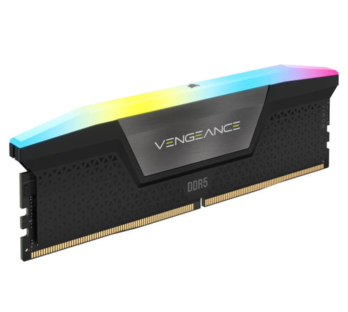 (Ex demo) Corsair  Vengeance RGB 96GB (2x48GB) DDR5 UDIMM 5600MHz C40 1.25V Desktop Gaming Memory Black - Image 2