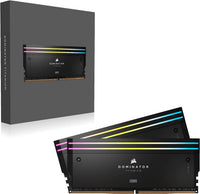 Corsair Dominator Titanium RGB 96GB (2x48GB) DDR5 DRAM 6600MT/s CL32 Intel XMP Memory Kit — Black - Image 4