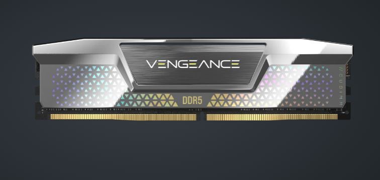 Corsair Vengeance 48GB (2x24GB) DDR5 CUDIMM 8000MT/s CL38 Memory Kit - Silver - Image 2