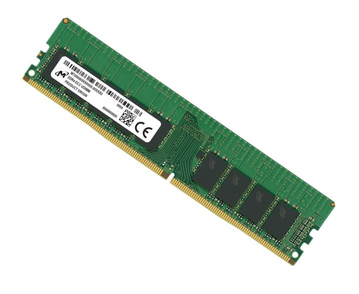 Micron 16GB (1x16GB) DDR4 ECC UDIMM 3200MHz CL22 2Rx8 ECC Unbuffered Server Memory 3yr wty - Image 1