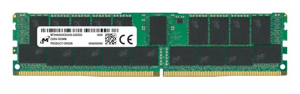 Micron 64GB (1x64GB) DDR4 RDIMM 3200MHz CL22 2Rx4 ECC Registered Server Memory 3yr wty - Image 1