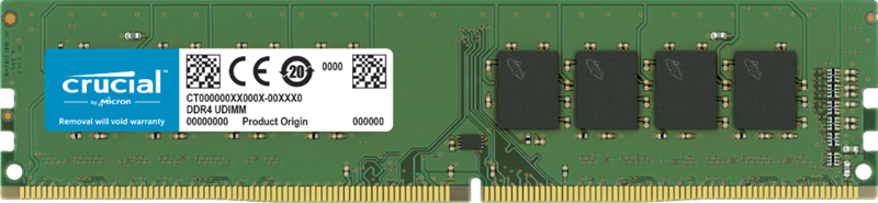 Crucial 16GB (1x16GB) DDR4 UDIMM 3200MHz CL22 1.2V Unbuffered Desktop PC Memory RAM - Image 2