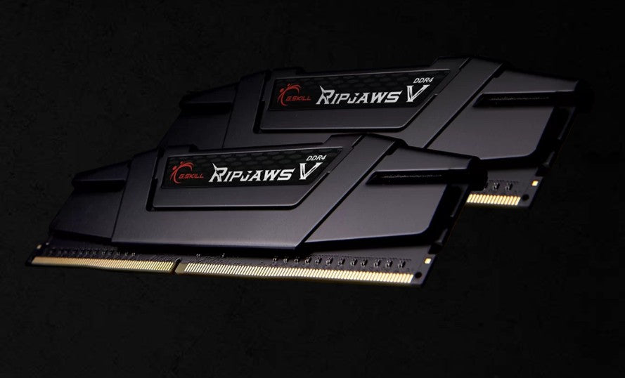 G.SKILL F4-2666C19D-64GVK 64GB (2 x 32GB)/ PC4-21300 / DDR4 2666 Mhz/ Timings 19-19-19-43/ Voltage 1.20V/  Ripjaws V - Image 2