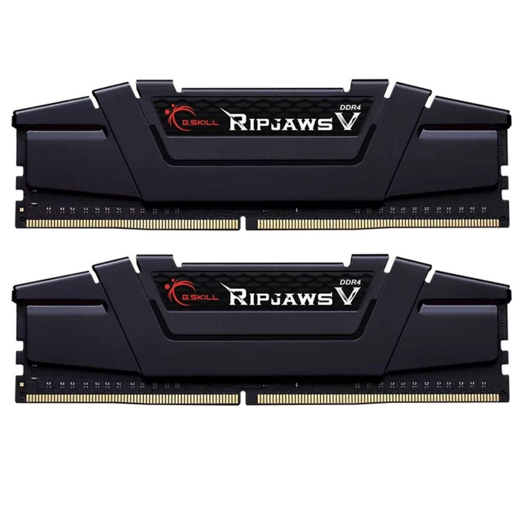 G.SKILL F4-3600C18D-16GVK 16GB (2 x 8GB)/ PC4-28800 / DDR4 3600 Mhz/ Timings 18-22-22-42/ Voltage 1.35V/ Ripjaws V - Image 1