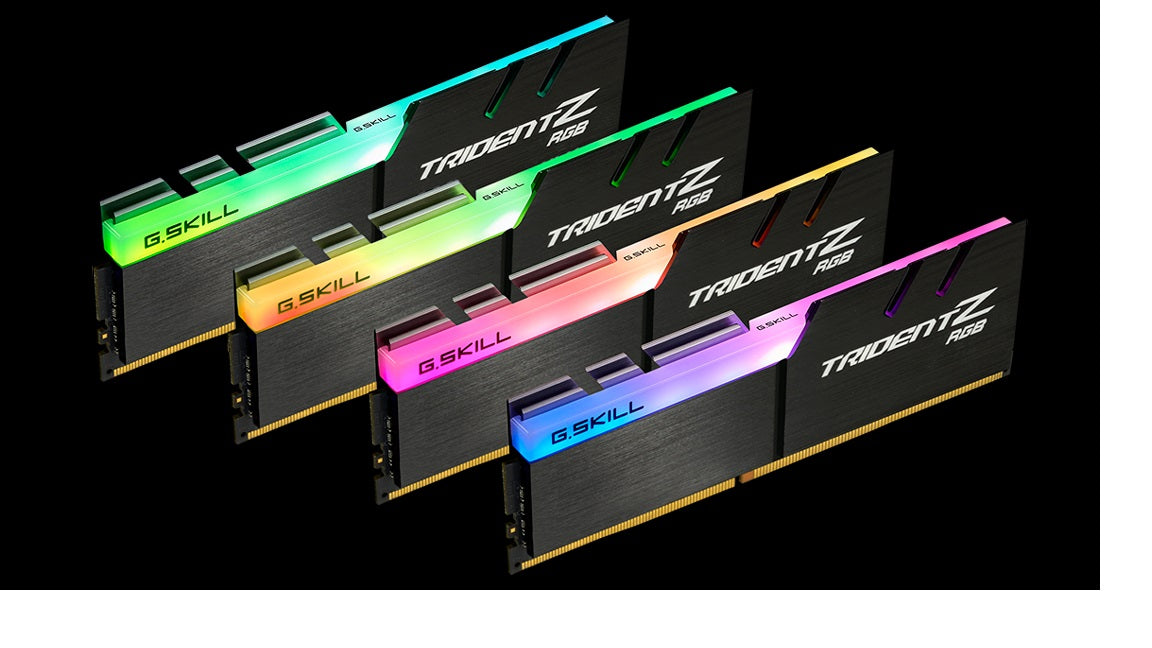 G.SKILL F4-3600C16Q-64GTZRC 64GB (4 x 16GB)/ PC4-28800 / DDR4 3600 Mhz/ Timings 16-19-19-39/ Voltage 1.35V/ TZ R - Image 1