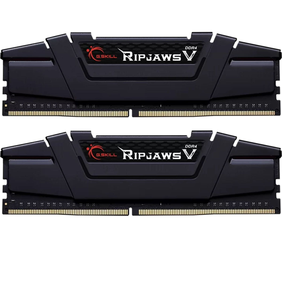 G.SKILL F4-4000C18D-16GVK 16GB (2 x 8GB)/ PC4-32000 / DDR4 4000 Mhz/ Timings 18-22-22-42/ Voltage 1.35V/ RipjawsV - Image 1