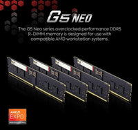 G.SKILL F5-6000R3036G32GQ4-G5N 128GB (4 x 32GB)/ DDR5 6000 MT/s/ Timings 30-36-36-96/ Voltage 1.4V/AMD EXPO/ G5 Neo - Image 2