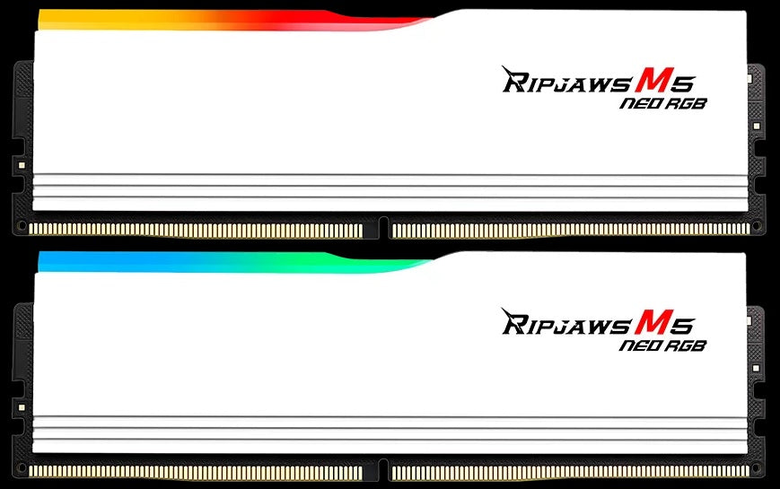 G.SKILL F5-6000J3636F16GX2-RM5NRW 32GB (2 x 16GB)/ DDR5 6000 MT/s / Timings 36-36-36-96/ Voltage 1.35 V/ Ripjaws M5 Neo/EXPO/XMP 3.0 - Image 1