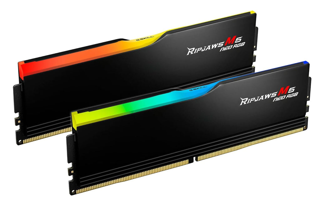 G.SKILL F5-6000J3648D16GX2-RM5NRK 32GB (2 x 16GB)/ DDR5 6000 MT/s/ Timings 36-48-48-96/ Voltage 1.25V/ Ripjaws M5 /AMD EXPO/Neo RGB - Image 1