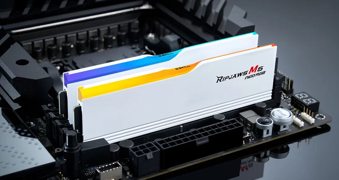 G.SKILL F5-6000J3648D16GX2-RM5NRW 32GB (2 x 16GB)/ DDR5 6000 MT/s/ Timings 36-48-48-96/ Voltage 1.25 V/ EXPO/ Ripjaws M5 Neo - Image 2