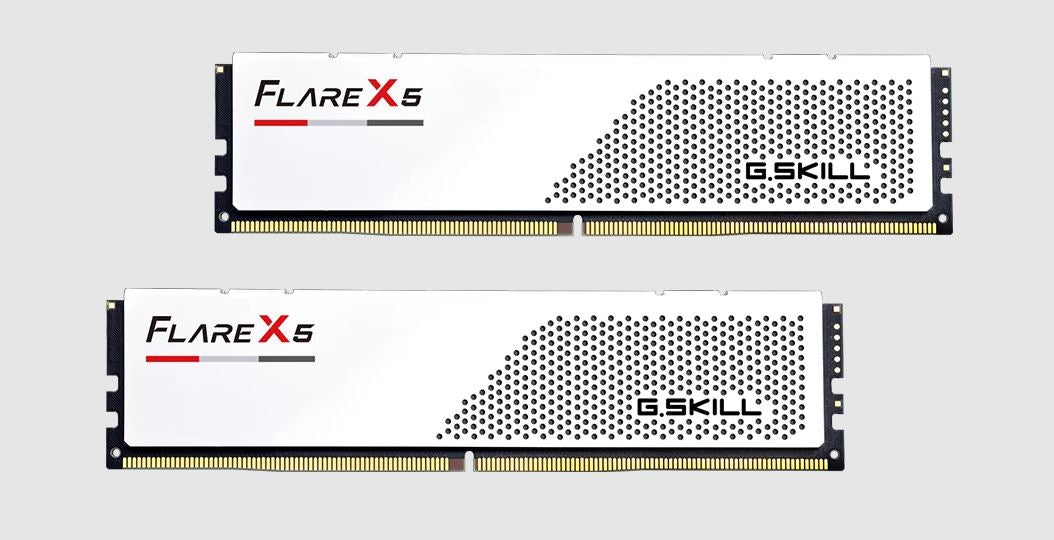 G.SKILL F5-6000J2836G16GX2-FX5W 32GB (2 x 16GB)/ DDR5 6000 MT/s/ Timings 28-36-36-96/ Voltage 1.40 V/ EXPO/ Flare X5 - Image 1
