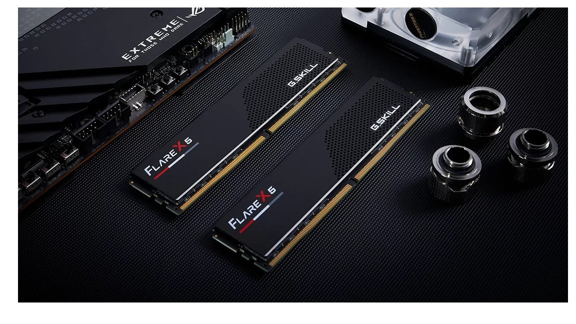 G.SKILL F5-6000J3238F16GX2-FX5 32GB (2 x 16GB)/ DDR5 6000 MT/s/ Timings 32-38-38-96/ Voltage 1.35V/ Flare X5 - Image 1
