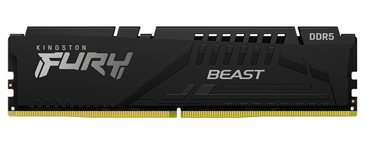 Kingston 16GB (1x16GB) DDR5 UDIMM 5600MHz CL36 FURY Beast Black EXPO Gaming PC Desktop Memory - Image 1