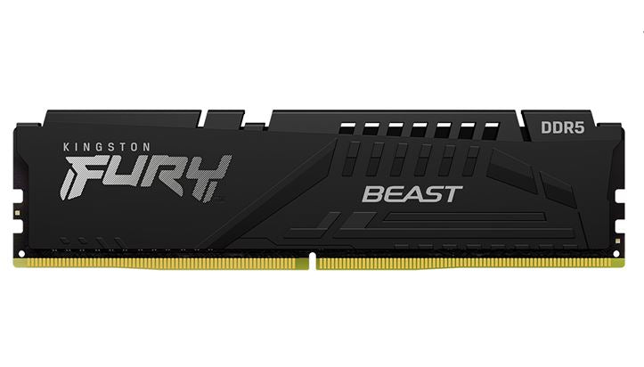 Kingston 16GB (1x16GB) DDR5 UDIMM 6000MHz CL36 FURY Beast Black EXPO Gaming PC Desktop Memory - Image 1