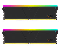 V-Color TMXSAL1660836KWK 32GB (2x16GB) DDR5 6000MHz MANTA XSKY RGB U-DIMM CL 36-38-38-96 1.25V (BLACK) AMD EXPO - Image 1