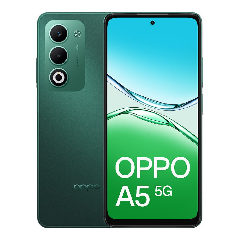 OPPO A5 5G 128GB - Aurora Green (CPH2735AU Green)*AU STOCK*, 6.67", HD+, 120Hz, 4GB/128GB, 50MP/8MP, Dual SIM, 6000mAh, 2 Years Warranty - Image 1