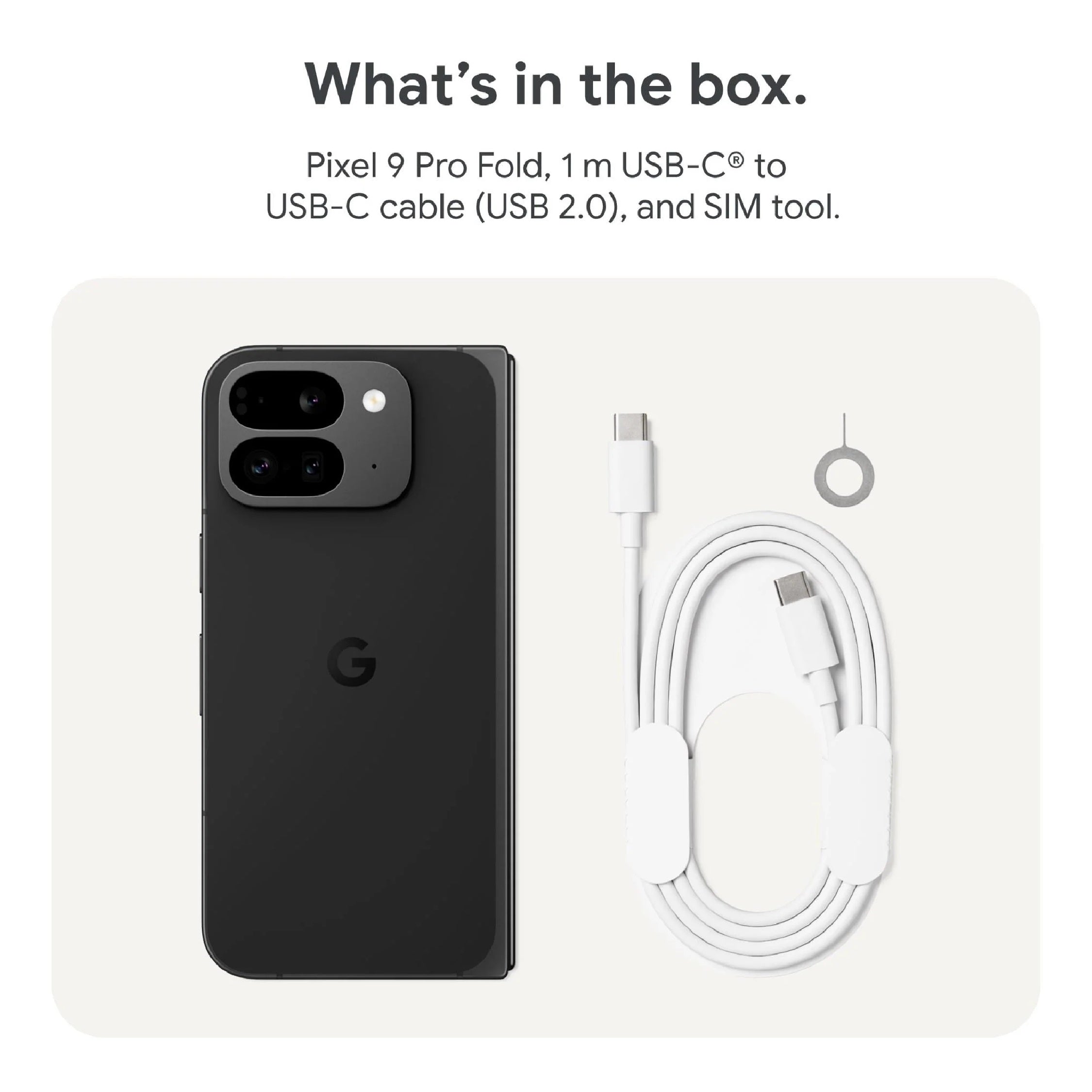 Google Pixel 9 Pro Fold 5G 512GB - Obsidian (GA05799-US)*AU STOCK*, 8.0", OLED, 120Hz, 16GB/512GB, 48MP/10MP, Single+ eSIM, 4650mAh, 2 Years Warranty - Image 4