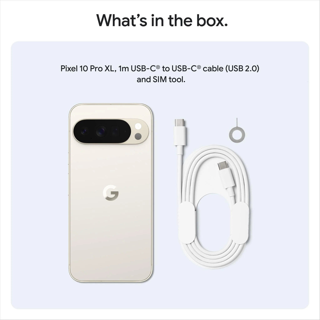 Google Pixel 10 Pro XL 5G 256GB - Porcelain (GA10424-CA) *AU STOCK*, 6.8*, OLED, 120Hz, 16GB/256GB, 50MP/42MP, Single+ eSIM, 5200mAh, 2 Years Warranty - Image 4