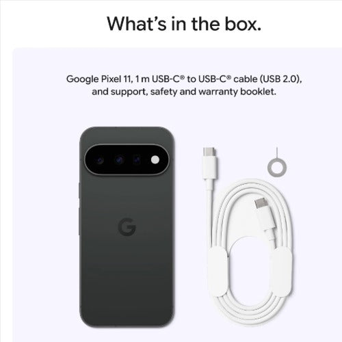 Google Pixel 11 5G 512GB - Obsidian(GA11734-CA) *AU STOCK*, 6.3" OLED, 120Hz, 12GB/512GB, 48MP/10.5MP, Single+ eSIM, 4985mAh, 2 Years Warranty - Image 4