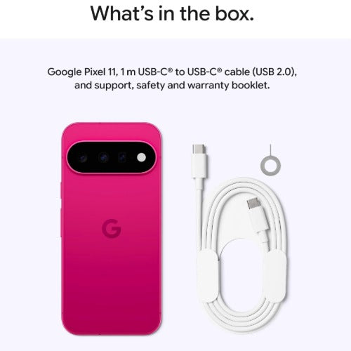 Google Pixel 11 5G 256GB - Hibiscus(GA11815-CA) *AU STOCK*, 6.3" OLED, 120Hz, 12GB/256GB, 48MP/10.5MP, Single+ eSIM, 4985mAh, 2 Years Warranty - Image 4