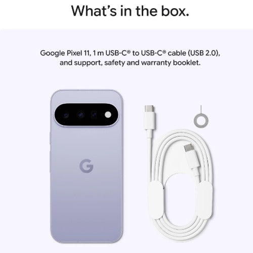 Google Pixel 11 5G 512GB - Frost(GA11816-CA) *AU STOCK*, 6.3" OLED, 120Hz, 12GB/512GB, 48MP/10.5MP, Single+ eSIM, 4985mAh, 2 Years Warranty - Image 4
