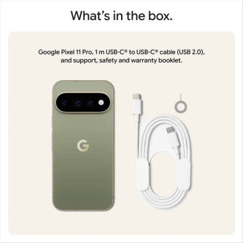 Google Pixel 11 Pro XL 5G 512GB - Olive(GA12072-CA) *AU STOCK*, 6.8", OLED, 120Hz, 16GB/512GB, 50MP/42MP, Single+ eSIM, 5115mAh, 2 Years Warranty - Image 4