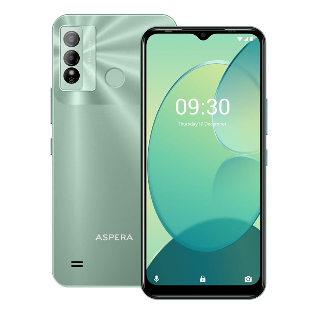Aspera AS9 4G 128GB - Mint(P02242401) *AU STOCK*, 6.52", 4GB/128GB, 50MP/8MP, Dual SIM, 5000mAh, 1 Year Warranty - Image 1