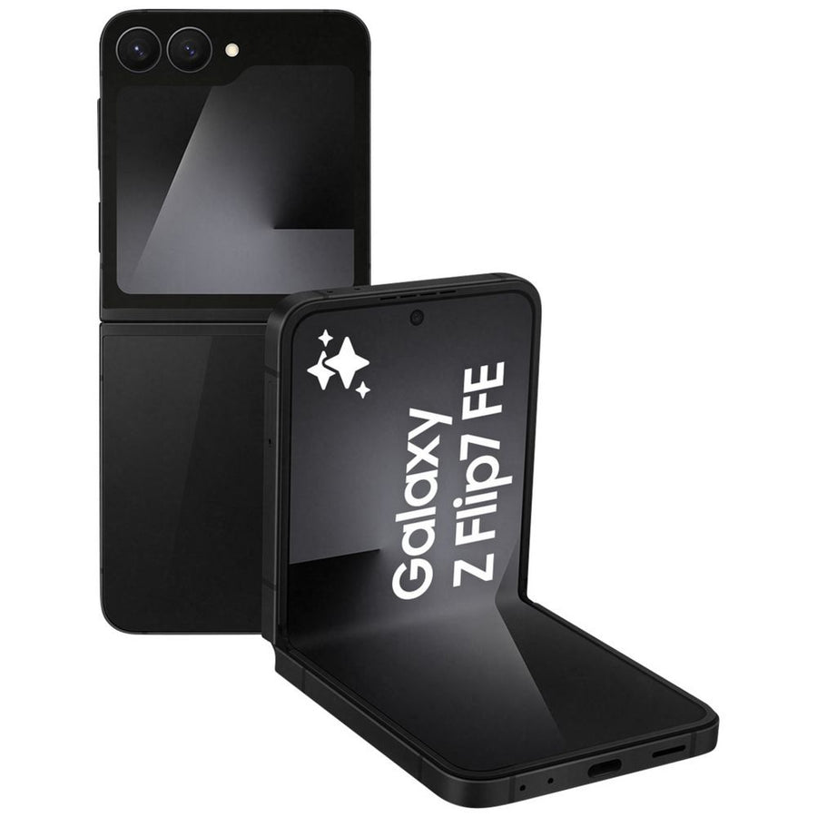 Samsung Galaxy Z Flip7 FE 5G 128GB - Black *AU STOCK*, 6.7", Full HD+, 120Hz, 8GB/128GB, 50MP/10MP, Single+ eSIM, 4000mAh, 2 Years Warranty