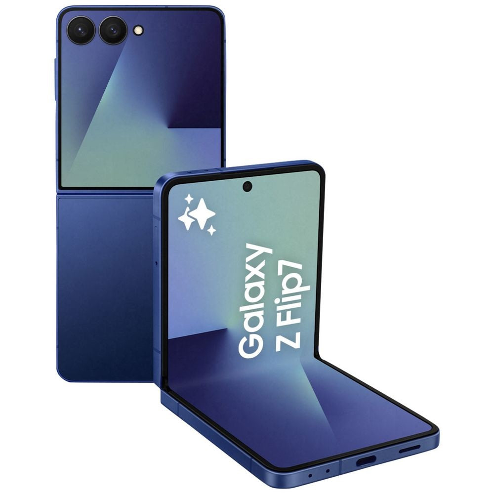 Samsung Galaxy Z Flip7 5G 256GB - Blue Shadow *AU STOCK*, 6.9", Full HD+, 120Hz, 12GB/256GB, 50MP/10MP, Single+ eSIM, 4300mAh, 2 Years Warranty - Image 1