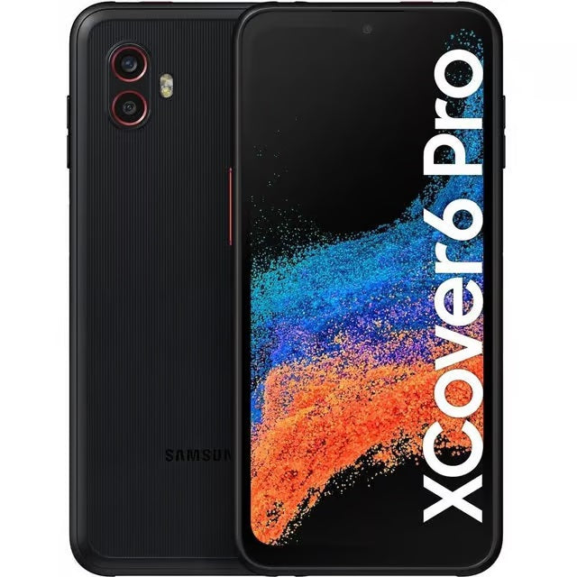 Samsung Galaxy XCover6 Pro 5G 128GB EE - Black, 6.6", Full HD+, 120Hz, 6GB/128GB, 50MP/13MP, IP68, Dual SIM, 4050mAh, 3 Years Warranty - Image 1