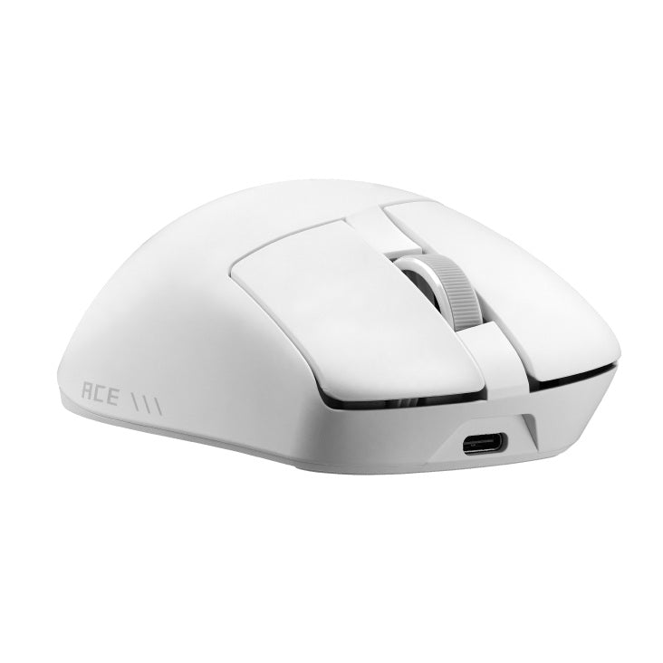 ASUS ROG Gladius IV Ace Gaming Mouse - White, 65K DPI, 8K Hz, 56g, Optical Switches, 2.4GHz/Bluetooth 6.0, USB-C - Image 3