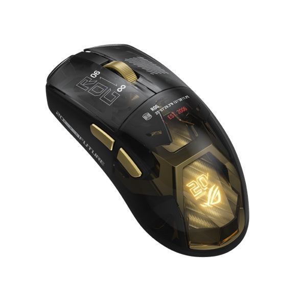 ASASUS ROG Harpe II Extreme Edition 20, Wireless Gaming Mouse, 82g, 8000Hz Polling, ROG 100M Optical Switch, Bluetooth 5.1/2.4GHz/USB-C, Aura Sync - Image 2