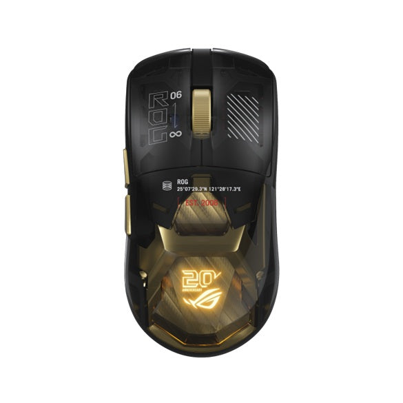 ASUS ROG Harpe II Extreme Edition 20, Wireless Gaming Mouse,ROG 100M Optical Switch, Tri-Mode (USB/RF 2.4GHz/BT 6.0), 8000Hz polling, Aura Sync - Image 5