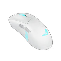 ASUS ROG Keris II Origin Gaming Mouse Moonlight White, ROG Micro Switch II, USB/Bluetooth/RF 2.4GHz, 8000 Hz, AURA Sync, 2 m paracord - Image 2