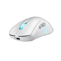 ASUS ROG Keris II Origin Gaming Mouse Moonlight White, ROG Micro Switch II, USB/Bluetooth/RF 2.4GHz, 8000 Hz, AURA Sync, 2 m paracord - Image 4