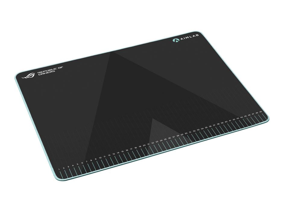 ASUS ROG Hone Ace Aim Lab Edition Large Gaming Mouse Pad (508x420x3mm) Water/Oil/Dust Repellent, Work W/ Aim Lab ROG 360 Task, Hybrid Cloth Surface - Image 2