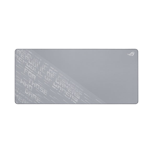 ASUS ROG Scabbard II Arctic Gray XXL Mouse Pad, 900x400x3mm, cloth, rubber base, water/oil/dust-repellent, anti-fray - Image 1