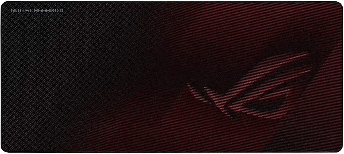 ASUS ROG SCABBARD II Gaming Mouse Pad, Extended Size (900x400mm) Water/Oil/Dust Respellent, Anti-Fray, Soft Cloth With Rubber Base - Image 2