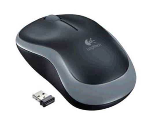 Logitech M185 Wireless Mouse Nano Receiver Grey 1-year battery life Logitech Advanced 2.4 GHz wireless connectivity - Image 5