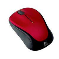 Logitech M235 Wireless Mouse Red Contoured design Glossy Comfort Grip Advanced Optical Tracking 1-year battery life - Image 2