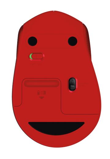 Logitech M331 SILENT PLUS  Wireless Mouse RED DPI (Min/Max): 1000±  1-Year Limited Hardware Warranty