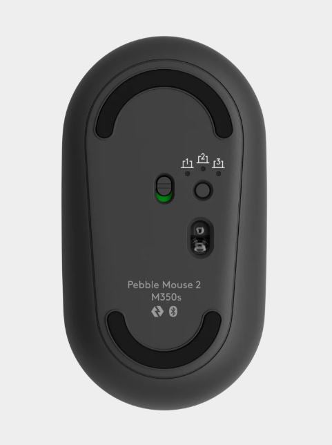 Logitech Pebble M350S Wireless Optical Mouse Graphite 1000 dpi  Bluetooth Low Energy - Image 4