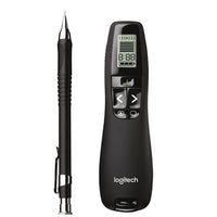 (LS) Logitech R800 Laser Presentation Remote LCD display  time tracking 30m Range, 2.4GHz Instuitive slideshow controls ~MILT-R700PRO 910-003508 - Image 2