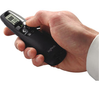 (LS) Logitech R800 Laser Presentation Remote LCD display  time tracking 30m Range, 2.4GHz Instuitive slideshow controls ~MILT-R700PRO 910-003508 - Image 3